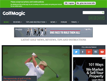 Tablet Screenshot of golfmagic.com